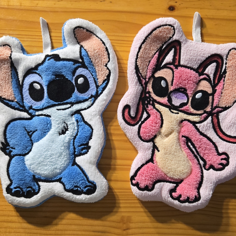 Stitch And Angel Thick Hand Towels